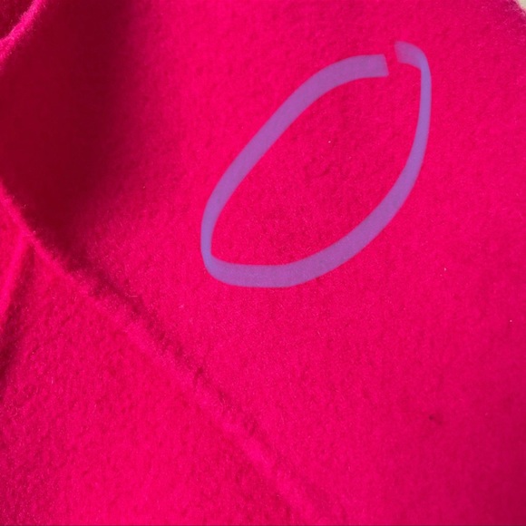 Hot Pink Wing Collar Wool Jacket - Solid - Open Front - Bright - Picture 6 of 16